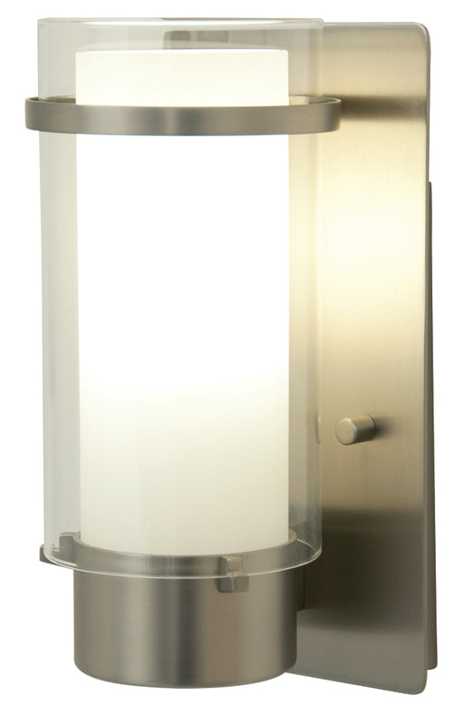 DVI Lighting - DVP9062BN-OP - One Light Wall Sconce - Essex - Buffed Nickel w/ Half Opal Glass