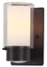 DVI Lighting - DVP9071HB-OP - One Light Outdoor Wall Sconce - Essex Outdoor - Hammered Black w/ Half Opal Glass