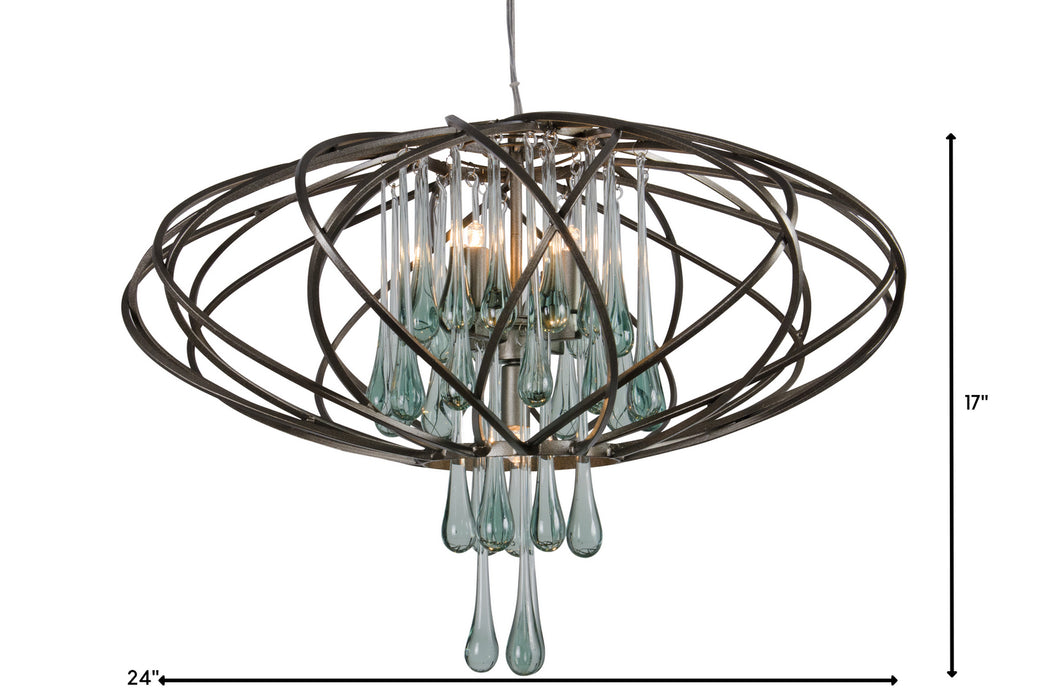 LED Pendant from the Area 51 collection in New Bronze finish