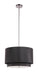 Trans Globe Imports - PND-802 BK - Three Light Pendant - Schiffer - Brushed Nickel