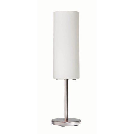 Dainolite Ltd - 83205-SC-WH - One Light Table Lamp - Table Lamp - Satin Chrome