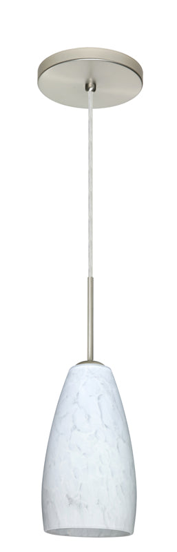 Besa - 1BT-150919-SN - One Light Pendant - Chrissy - Satin Nickel