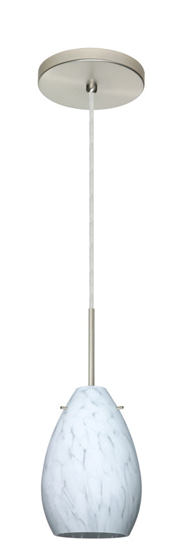 Besa - 1BT-171319-SN - One Light Pendant - Pera - Satin Nickel