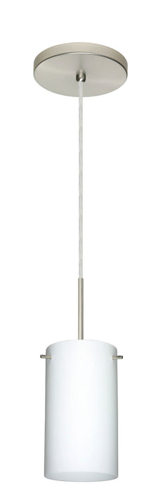 Besa - 1BT-440407-SN - One Light Pendant - Stilo - Satin Nickel