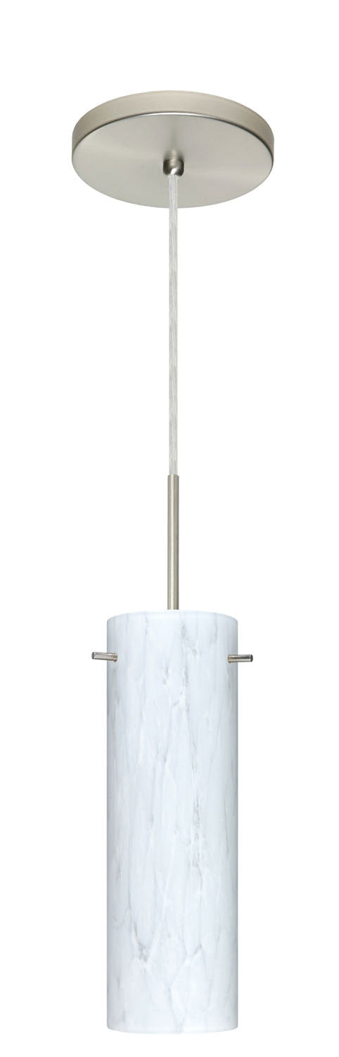 Besa - 1BT-493019-SN - One Light Pendant - Copa - Satin Nickel