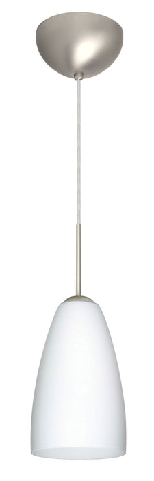 Besa - 1JC-151107-SN - One Light Pendant - Riva - Satin Nickel