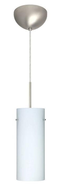 Besa - 1JC-412307-SN - One Light Pendant - Stilo - Satin Nickel