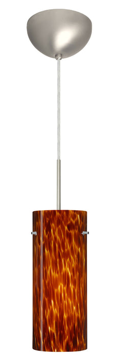 Besa - 1JC-412318-SN - One Light Pendant - Stilo - Satin Nickel