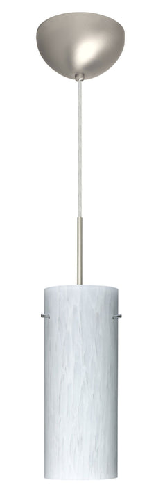 Besa - 1JC-412319-SN - One Light Pendant - Stilo - Satin Nickel