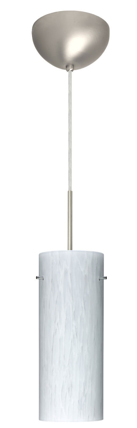 Besa - 1JC-412319-SN - One Light Pendant - Stilo - Satin Nickel