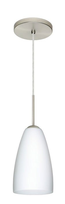 Besa - 1JT-151107-SN - One Light Pendant - Riva - Satin Nickel