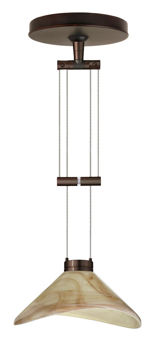 Besa - 1XA-191383-BR - One Light Pendant - Hoppi - Bronze