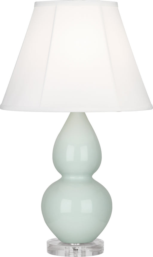 Robert Abbey - A788 - One Light Accent Lamp - Small Double Gourd - Celadon Glazed Ceramic w/ Lucite Base