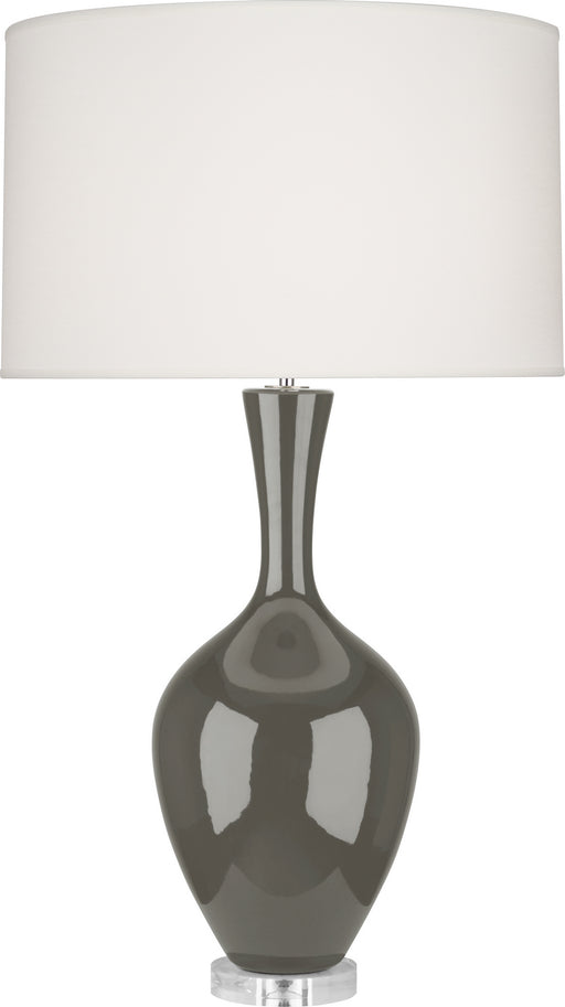 Robert Abbey - CR980 - One Light Table Lamp - Audrey - Ash Glazed Ceramic