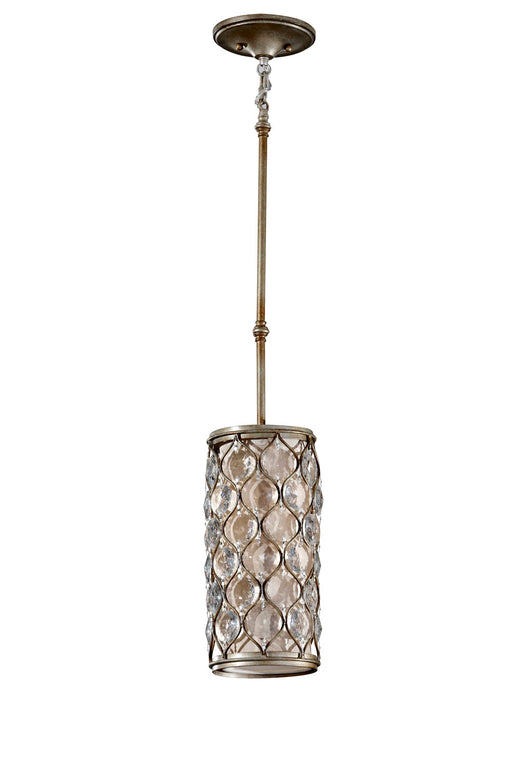 Generation Lighting - P1258BUS - One Light Pendant - Lucia - Burnished Silver