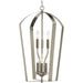 Progress Lighting - P3929-09 - Six Light Foyer Pendant - Gather - Brushed Nickel