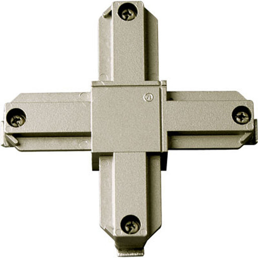Progress Lighting - P8723-09 - Cross Connector - Track Accessories - Brushed Nickel
