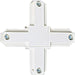 Progress Lighting - P8723-28 - Cross Connector - Track Accessories - White