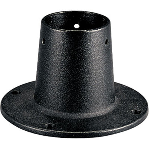 Progress Lighting - P8748-31 - Outdoor Posts Surface Mount Post Adapter - Pedistal Mounts - Black