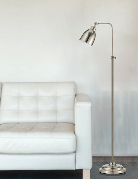 One Light Floor Lamp from the Pharmacy collection in Brushed Steel finish