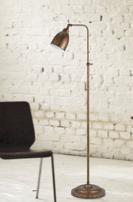 One Light Floor Lamp from the Pharmacy collection in Rust finish