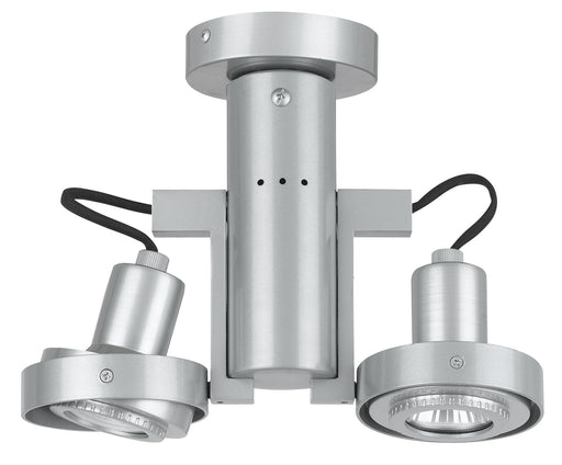Cal Lighting - CE-962/GU10-PS - 120V, Gu10,Two Lights, 50W Max Ea Tr - Dual Spot - Painted Silver