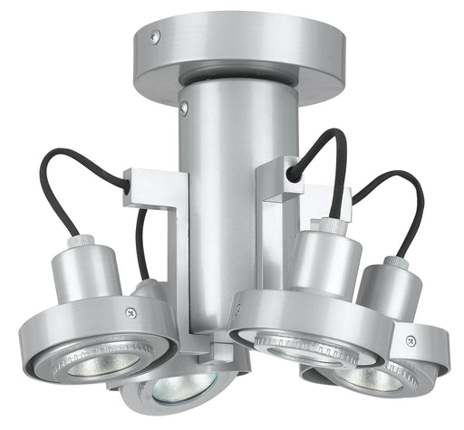 Cal Lighting - CE-964/MR-16-PS - 12V, Mr-16, Four Lights, 50W Max Ea Tr - Quad Spot - Painted Silver