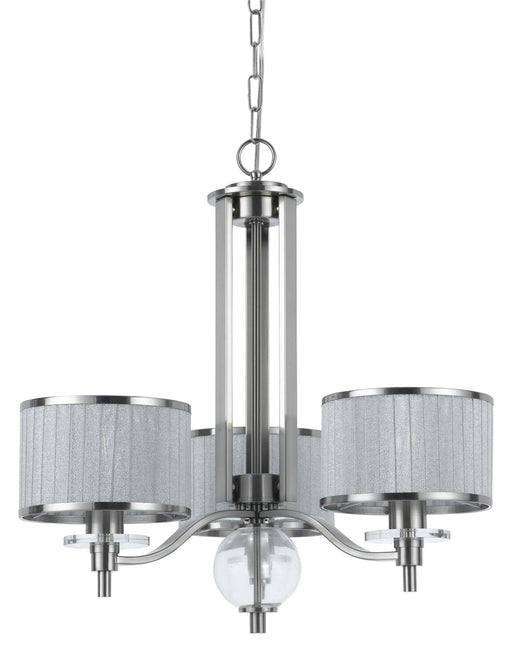 Cal Lighting - FX-3522/3 - Three Light Chandelier - Abaco - Brushed Steel