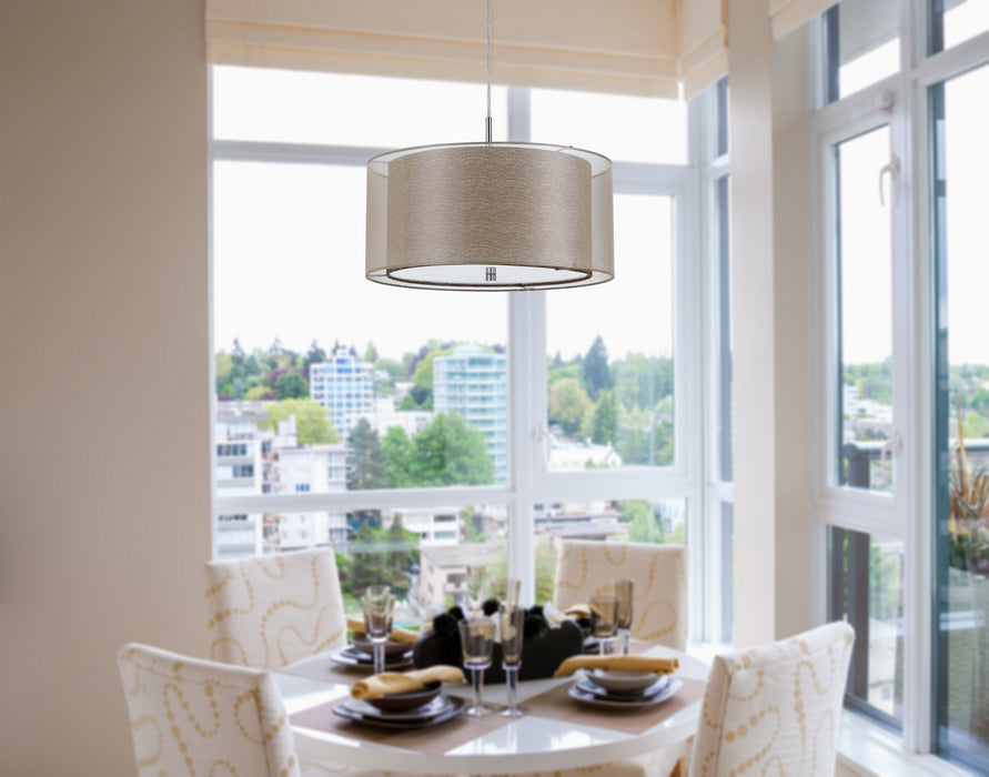 Two Light Pendant from the Nianda collection in Clear finish