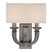 Hudson Valley - 542-HN - Two Light Wall Sconce - Phoenicia - Historic Nickel