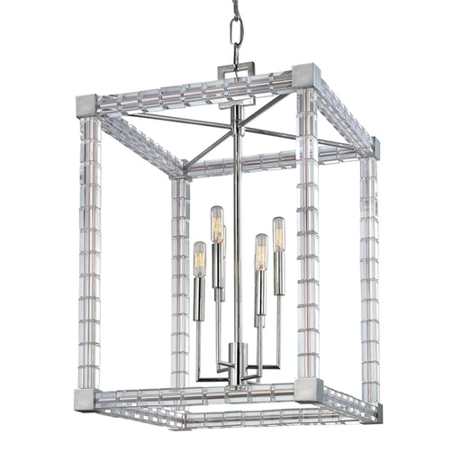 Hudson Valley - 7118-PN - Six Light Chandelier - Alpine - Polished Nickel