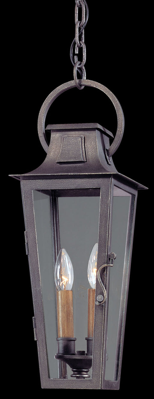 Troy Lighting - F2966 - Two Light Hanging Lantern - Parisian Square - Aged Pewter