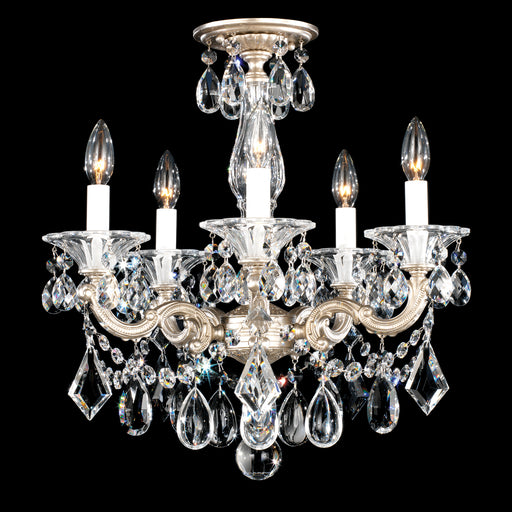Schonbek - 5345-48 - Five Light Chandelier - La Scala - Antique Silver