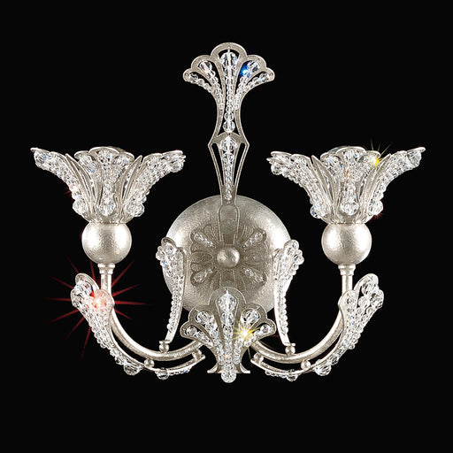 Schonbek - 7855-48S - Two Light Wall Sconce - Rivendell - Antique Silver