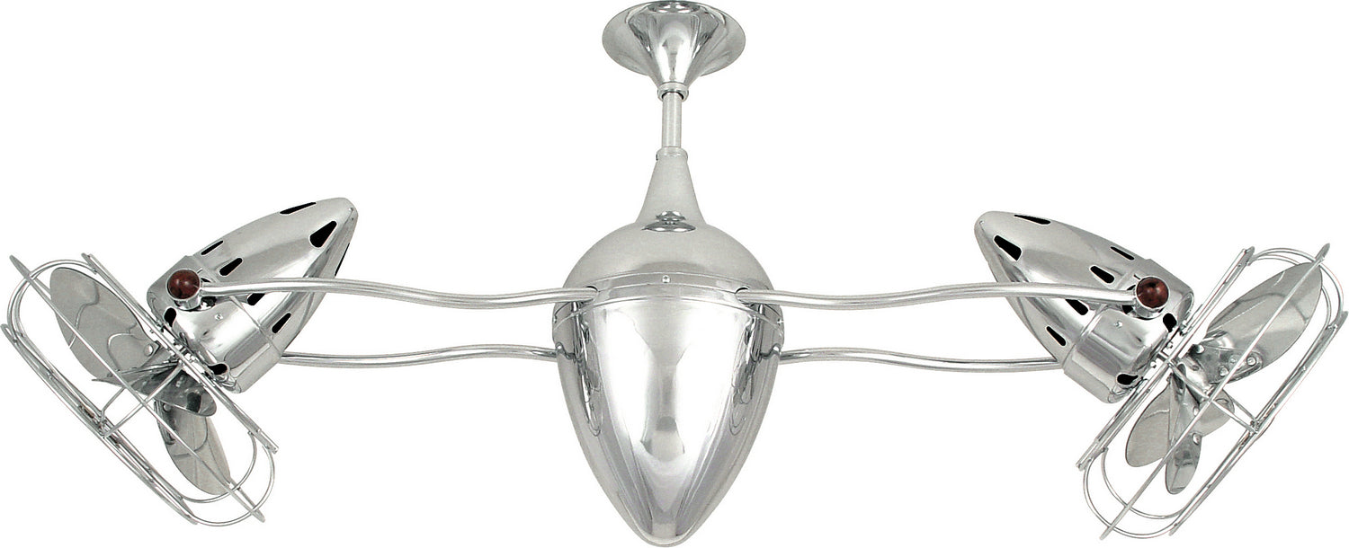 Ceiling Fan from the Ar Ruthiane collection in Polished Chrome finish