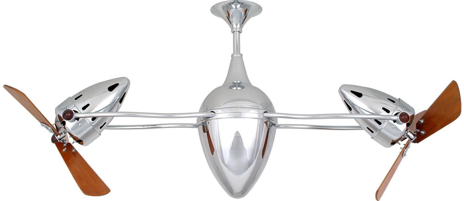 Ceiling Fan from the Ar Ruthiane collection in Polished Chrome finish