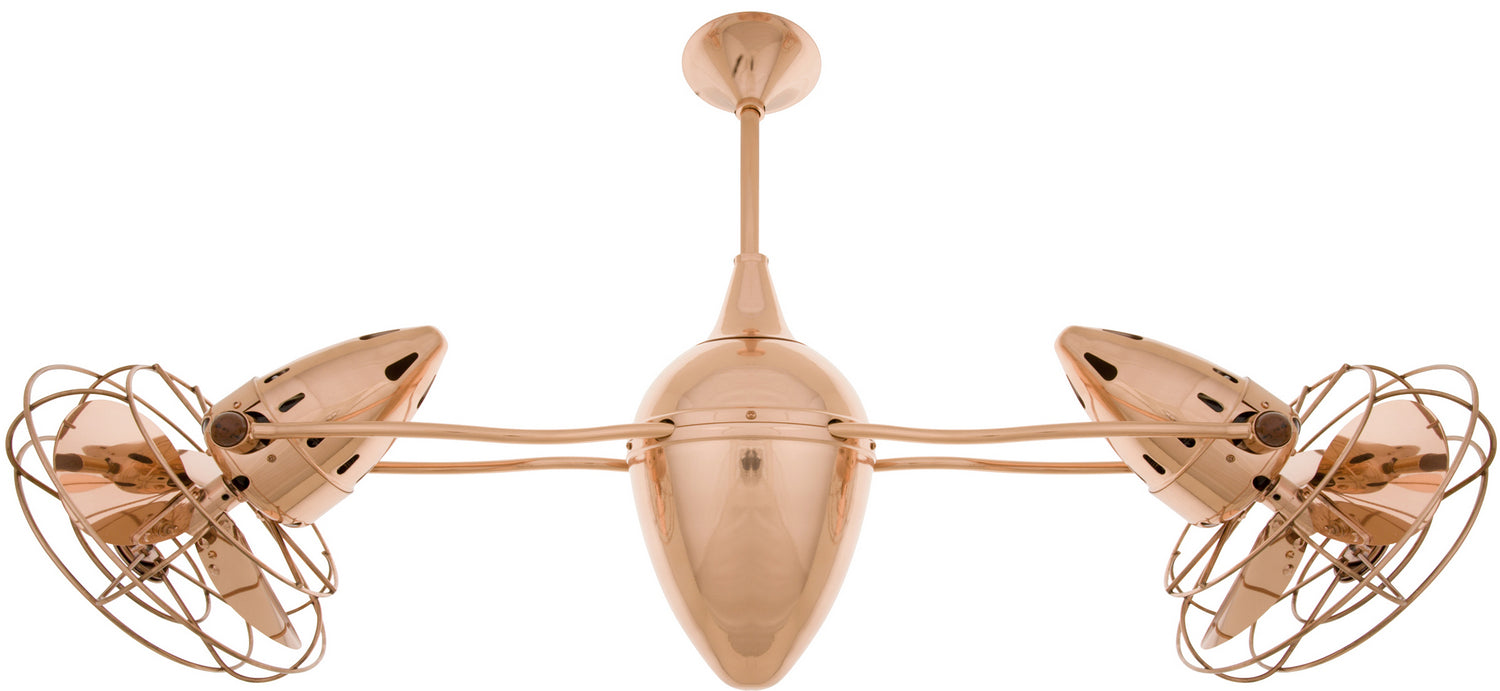 Ceiling Fan from the Ar Ruthiane collection in Polished Copper finish