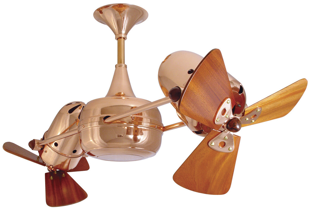 36``Ceiling Fan from the Duplo-Dinamico collection in Polished Copper finish