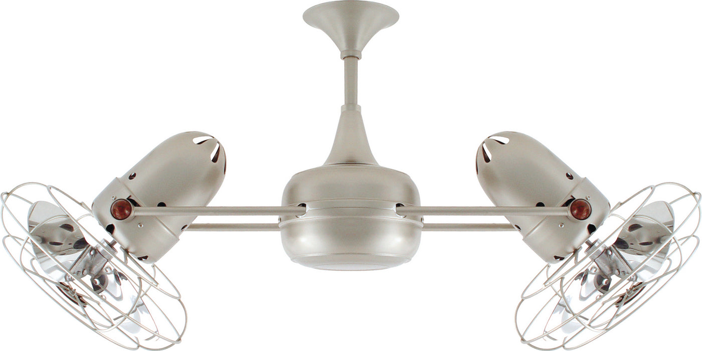 Ceiling Fan from the Duplo-Dinamico collection in Brushed Nickel finish