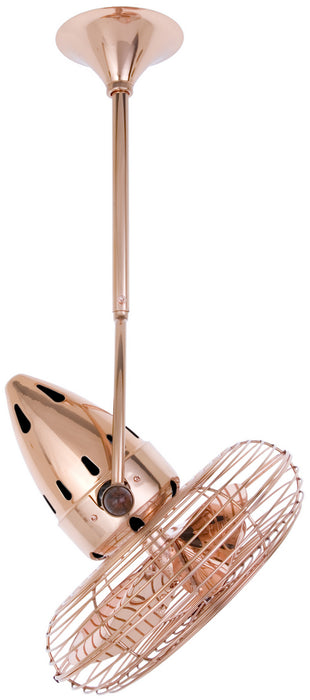 13``Ceiling Fan from the Jarold Direcional collection in Polished Copper finish