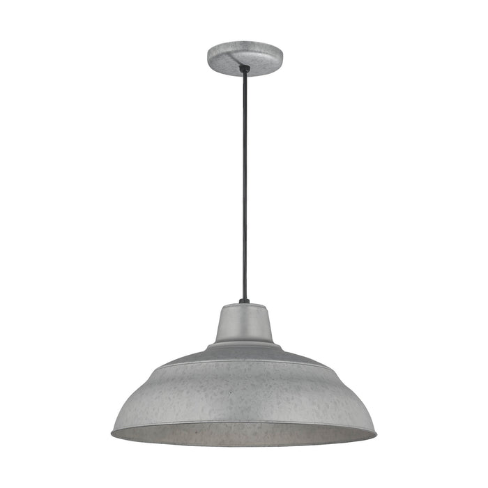 Millennium - RWHC17-GA - One Light Pendant - R Series - Galvanized