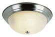 Trans Globe Imports - 13618 BN - Two Light Flushmount - Browns - Brushed Nickel