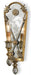 Currey and Company - 5028 - One Light Wall Sconce - Lillian August - Gold Leaf/Majestic Silver Leaf/Antique Mirror