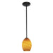Access - 28023-1R-ORB/AMBFB - One Light Pendant - Brandy FireBird - Oil Rubbed Bronze