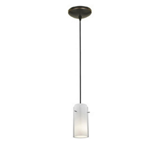 Access - 28033-1C-ORB/CLOP - One Light Pendant - Glass`n Glass Cylinder - Oil Rubbed Bronze