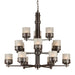 Forte - 2534-15-32 - 15 Light Chandelier - Antique Bronze