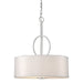 Forte - 2562-04-55 - Four Light Pendant - Brushed Nickel