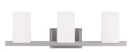 Livex Lighting - 1333-91 - Three Light Bath Vanity - Astoria - Brushed Nickel