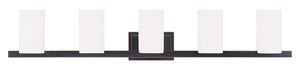 Livex Lighting - 1335-67 - Five Light Bath Vanity - Astoria - Olde Bronze