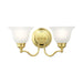 Livex Lighting - 1352-02 - Two Light Bath Vanity - Essex - Polished Brass